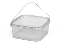 Ведро пластиковое с крышкой, 2.3 л [4115]