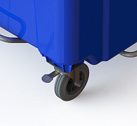 Комплект колёс к 4хколёсным бакам