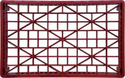 Ящик пластиковый перфорированный, 740x465x145 мм, 30 л, красный [401]