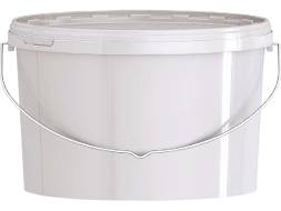 Ведро пластиковое овальное, 5.8 л [4051]