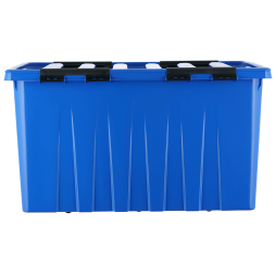 Контейнер с крышкой и клипсами Rox Box Original, 120 л, 740x565x400 мм, синий [120-00.06]