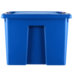 Контейнер с крышкой и клипсами Rox Box Original, 120 л, 740x565x400 мм, синий [120-00.06]