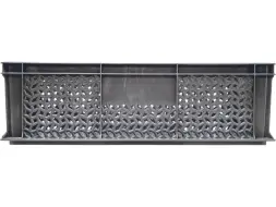 Ящик пластиковый сплошной, 600x400x180 мм, 35 л, серый [706.02.02]