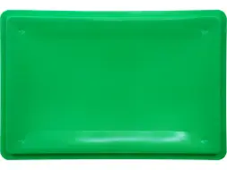 Ящик пластиковый сплошной Е1 (евроформат), 600x400x120 мм, 25 л, зеленый [205]