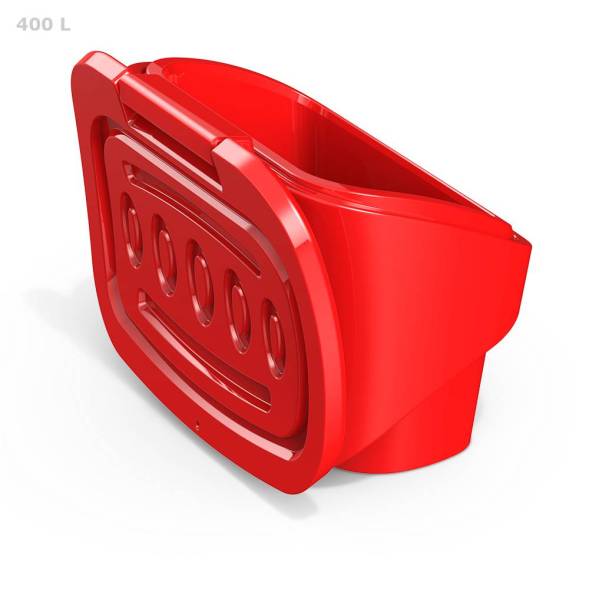 Ящик для соли, реагентов 400 литров PREMIUM, красный